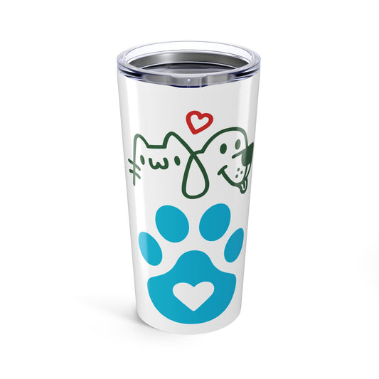 Cute Pet Lover's Tumbler 20oz – Stylish and Practical for Every Pet Enthusiast