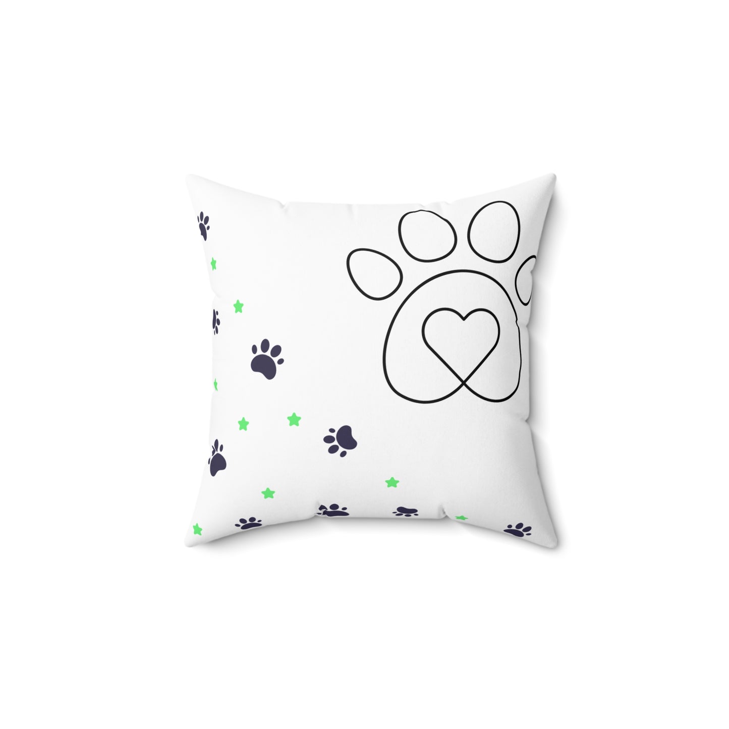 Cozy Square Pillow for Pet Lovers – Perfect for Home Decor