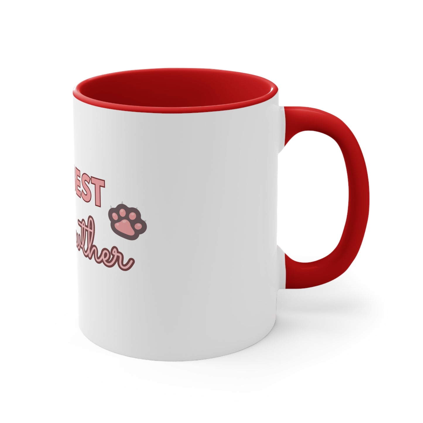 Cute Cat Lover Accent Mug - 'The Best Meowther' Gift for Pet Moms