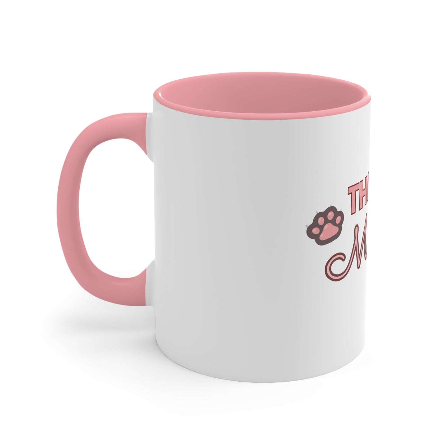 Cute Cat Lover Accent Mug - 'The Best Meowther' Gift for Pet Moms