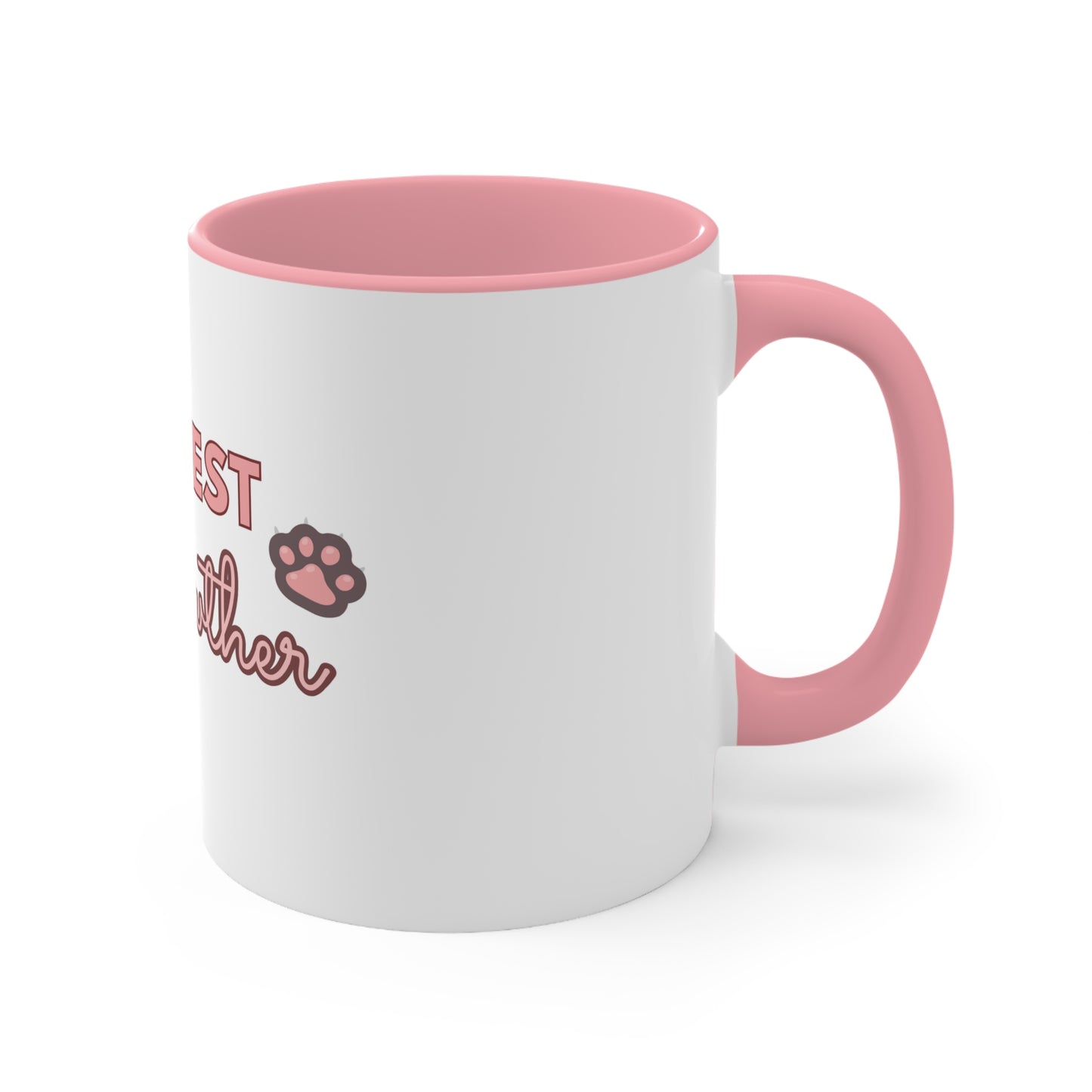 Cute Cat Lover Accent Mug - 'The Best Meowther' Gift for Pet Moms
